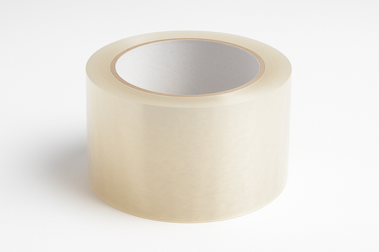Clear tape 2" x 110YD 2mil Acrylic  (no printing on core)