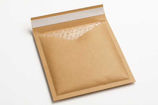 Kraft Bubble Lined Mailer 50/CS Self Sealing