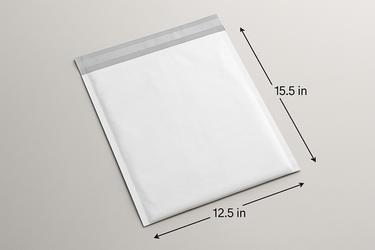 MPM5SS
#5 White Poly Mailer
12.5" x 15.5"
500/CS