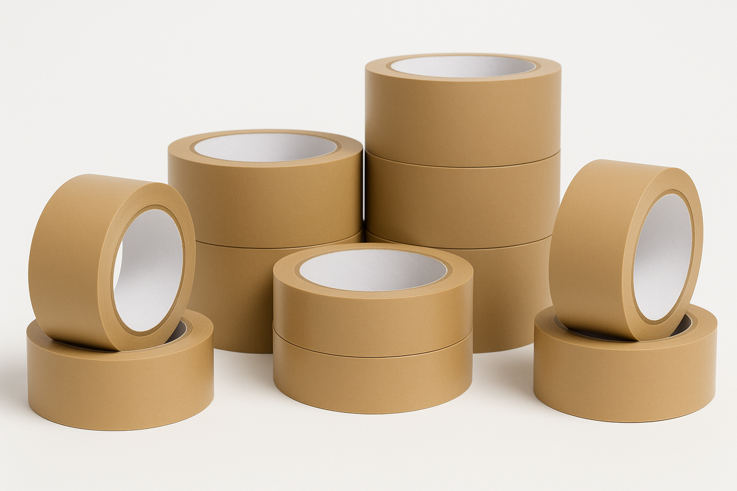 Tan Tape - 2" x 55YD  36 ROLLS IN CASE