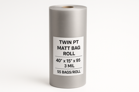 Twin PT Matt Bag Roll
40" x 15" x 95" 3Mil
55/RL