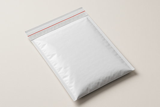 White Poly Mailer Self Sealing